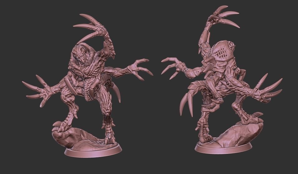 Xenoteras Leader of the Brood 3D print model_3