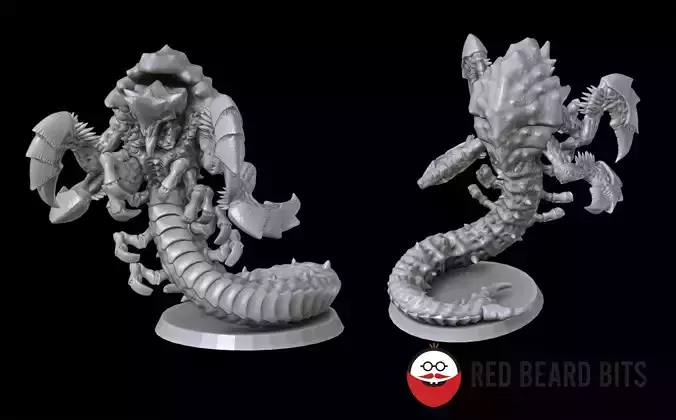 Xenoteras burrowers 3D print model