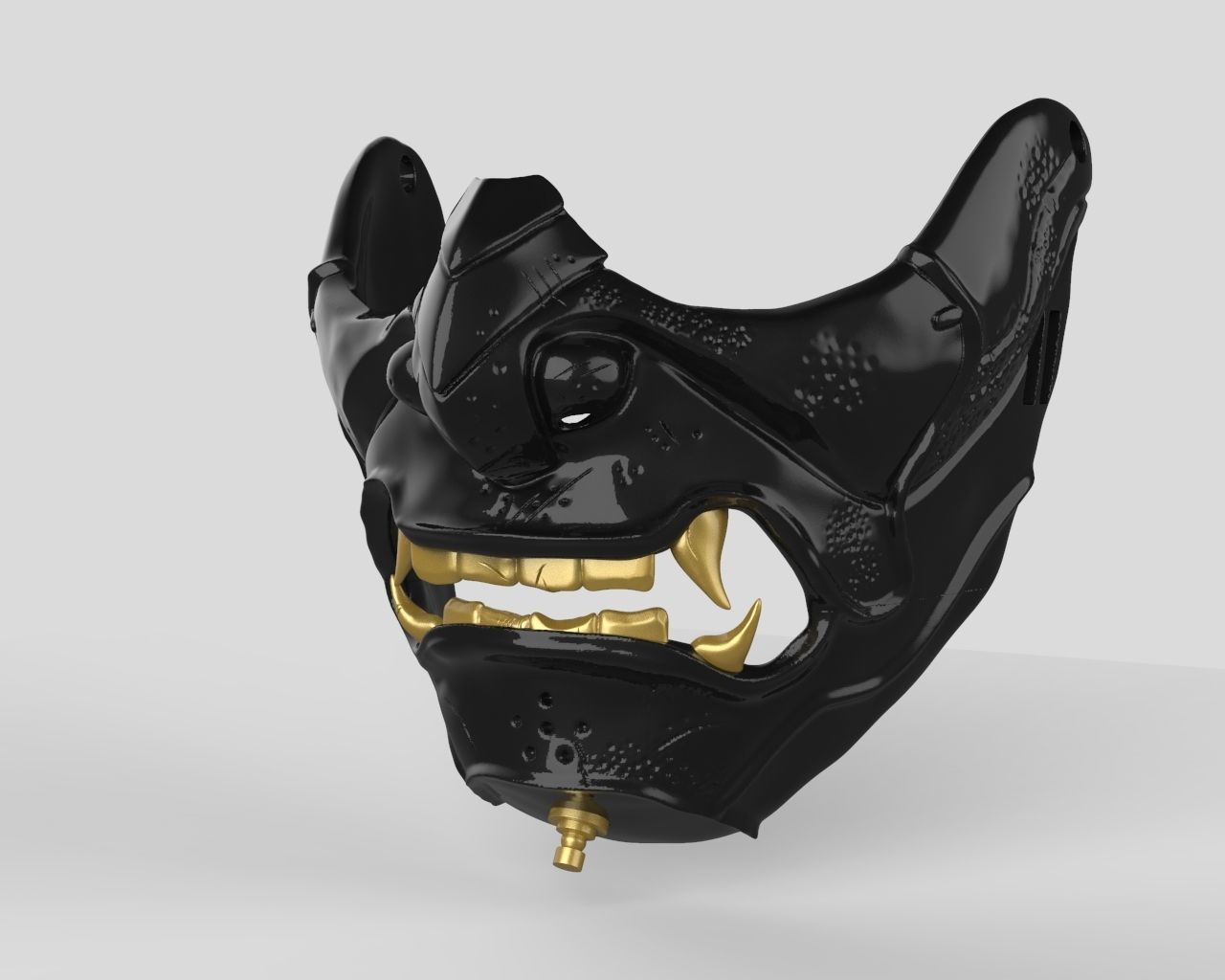 Sakai Mask Ghost of Tsushima Mask 3D print model_40