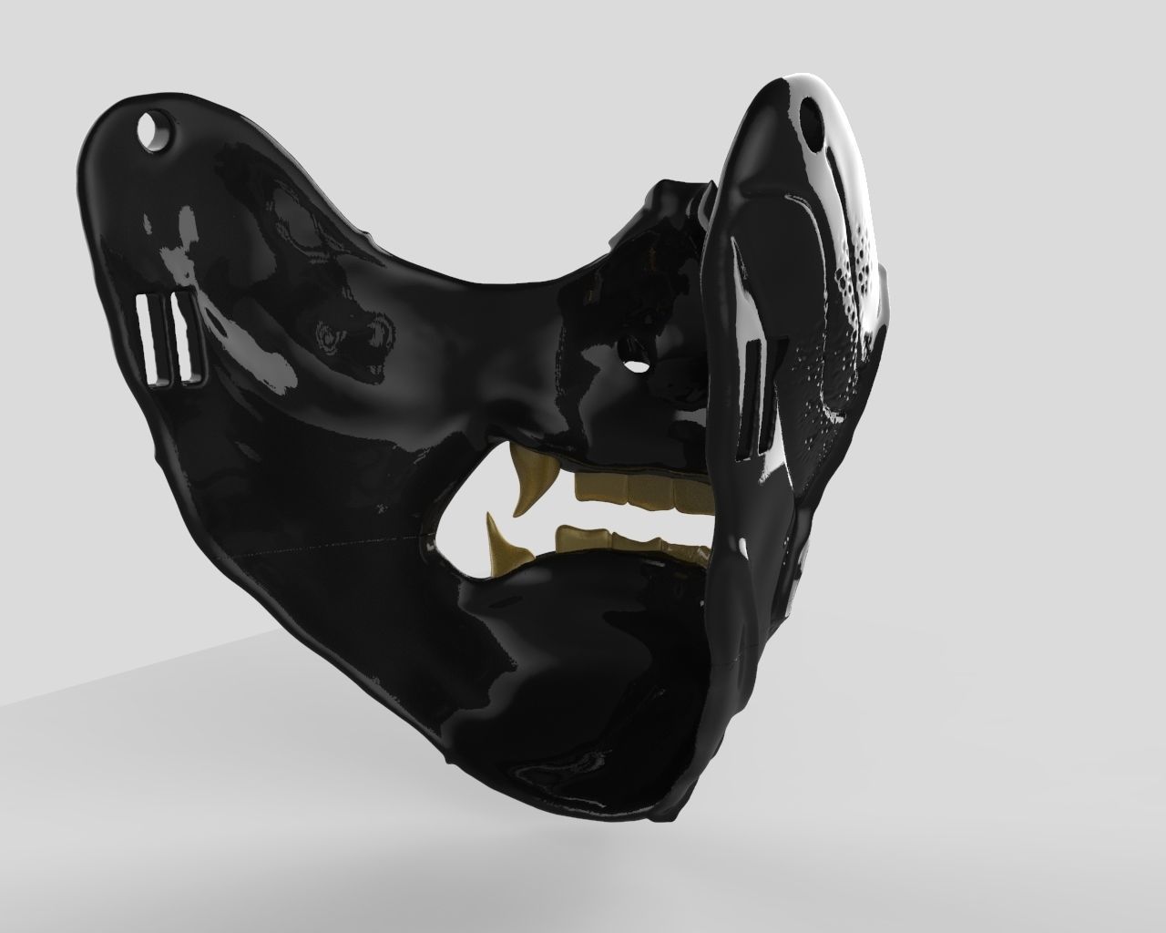 Sakai Mask Ghost of Tsushima Mask 3D print model_38