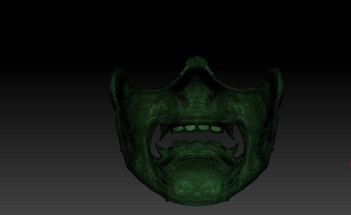 Sakai Mask Ghost of Tsushima Mask 3D print model_11