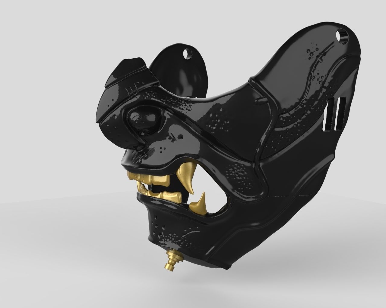Sakai Mask Ghost of Tsushima Mask 3D print model_34