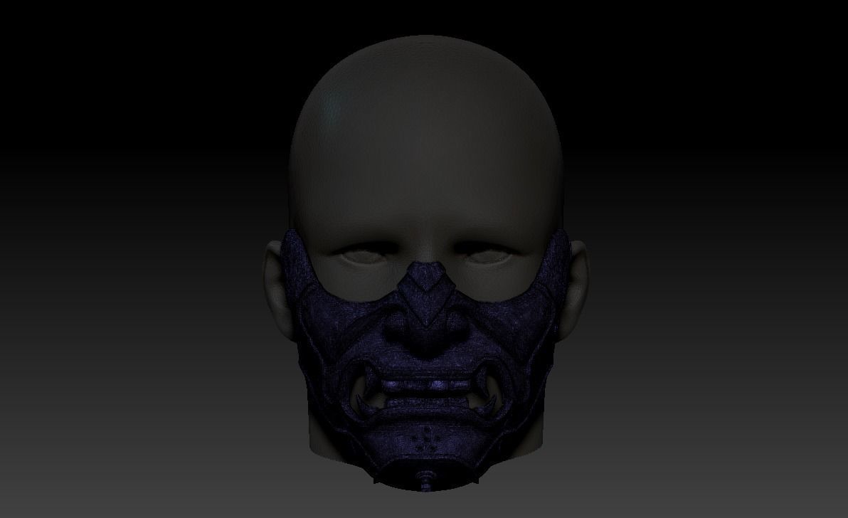 Sakai Mask Ghost of Tsushima Mask 3D print model_26