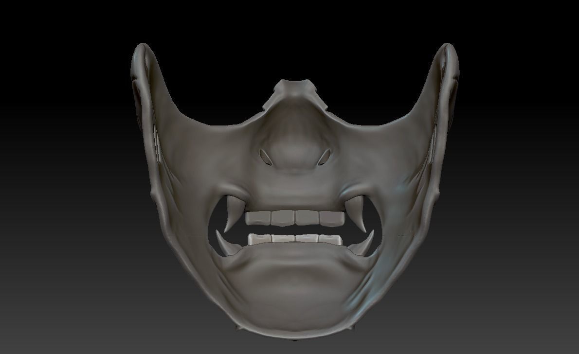 Sakai Mask Ghost of Tsushima Mask 3D print model_14