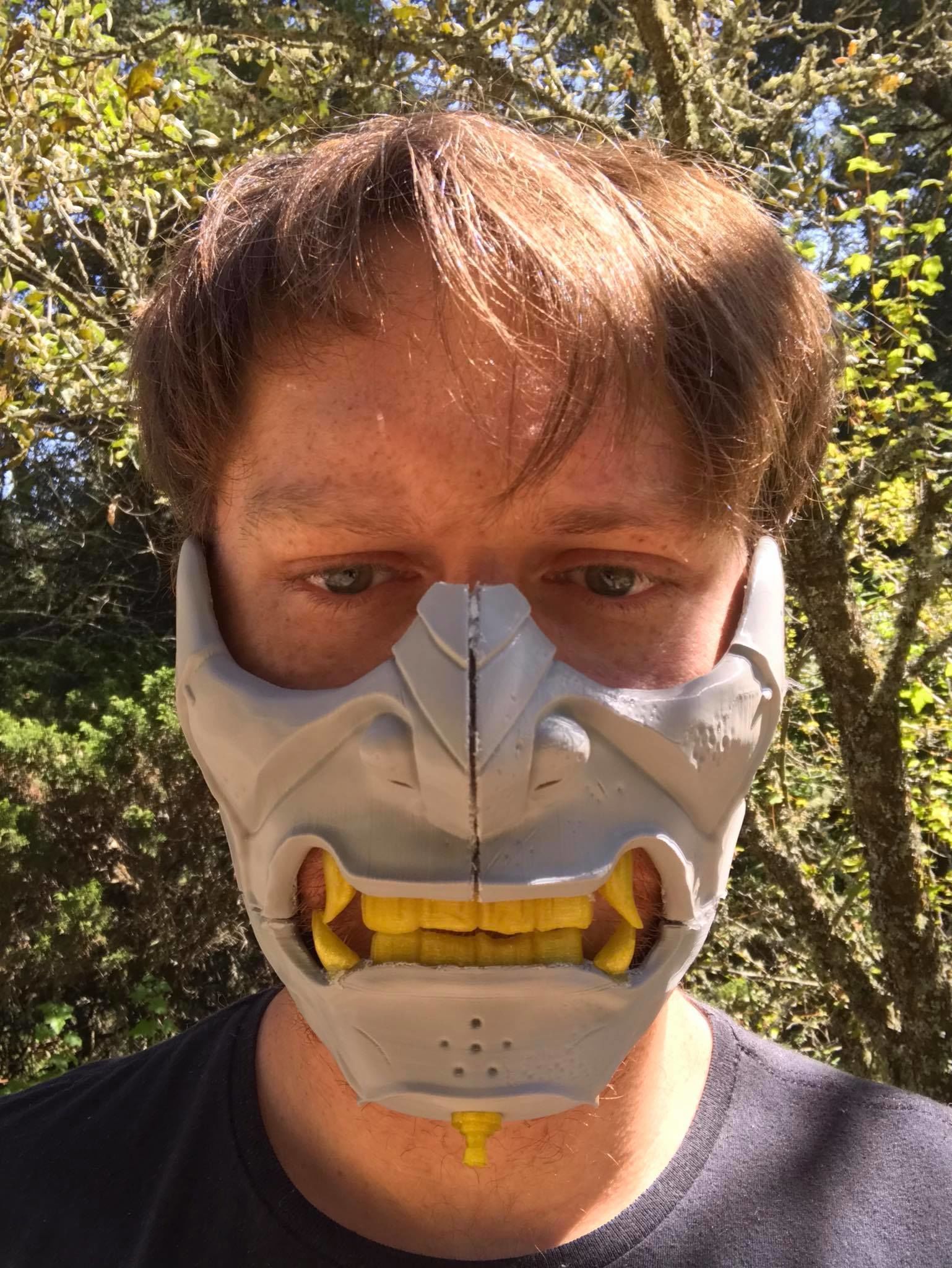 Sakai Mask Ghost of Tsushima Mask 3D print model_29