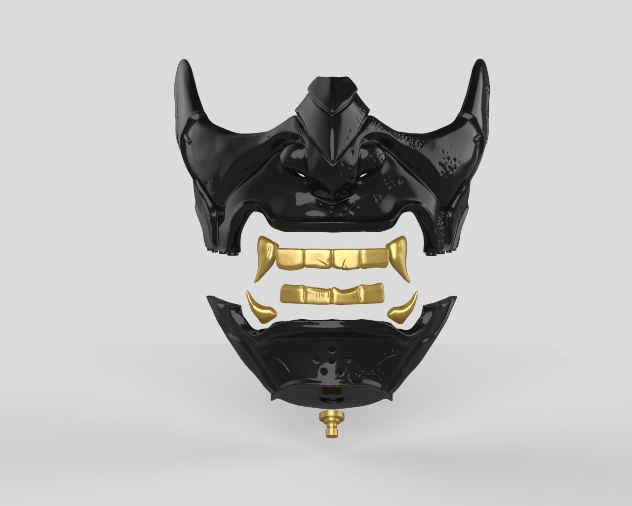 Sakai Mask Ghost of Tsushima Mask 3D print model_37