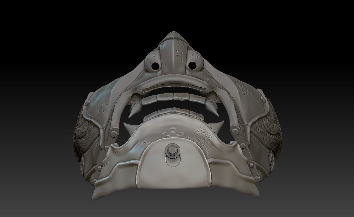 Sakai Mask Ghost of Tsushima Mask 3D print model_20
