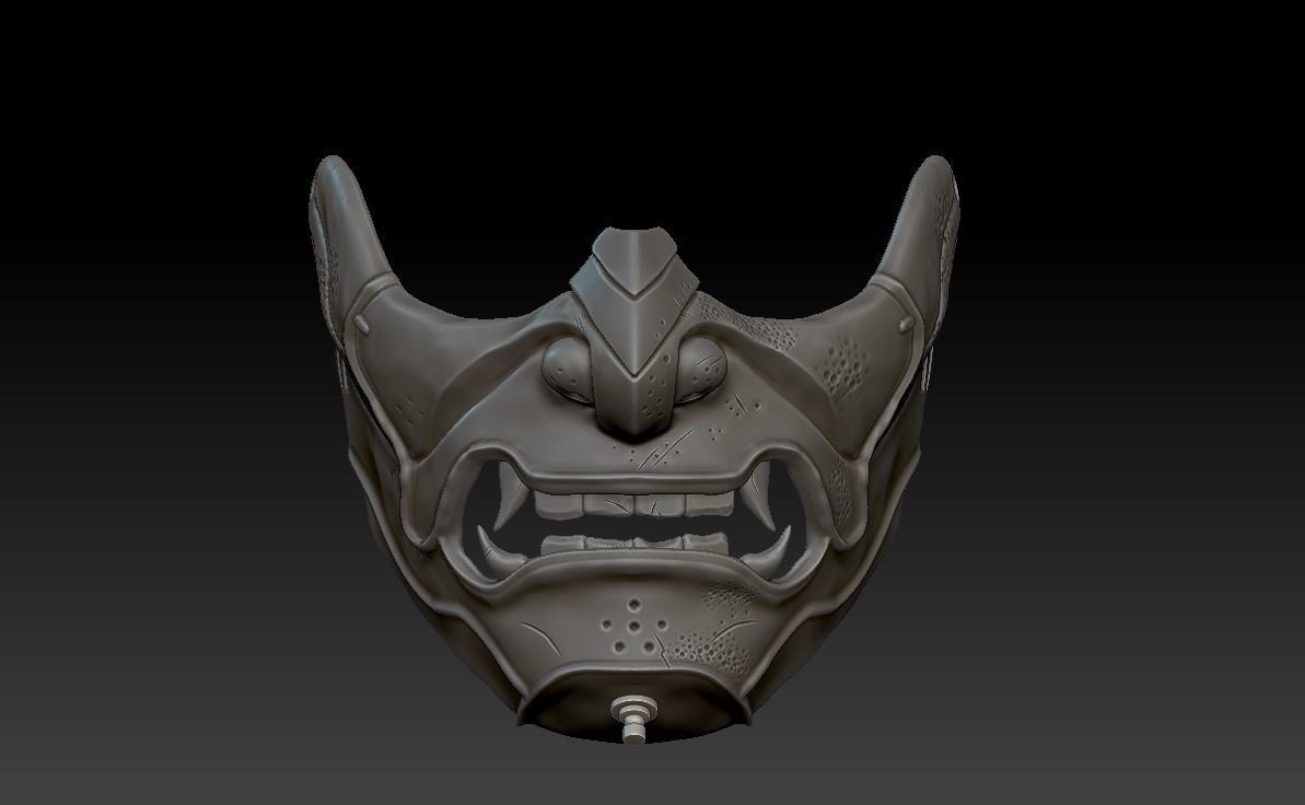 Sakai Mask Ghost of Tsushima Mask 3D print model_18