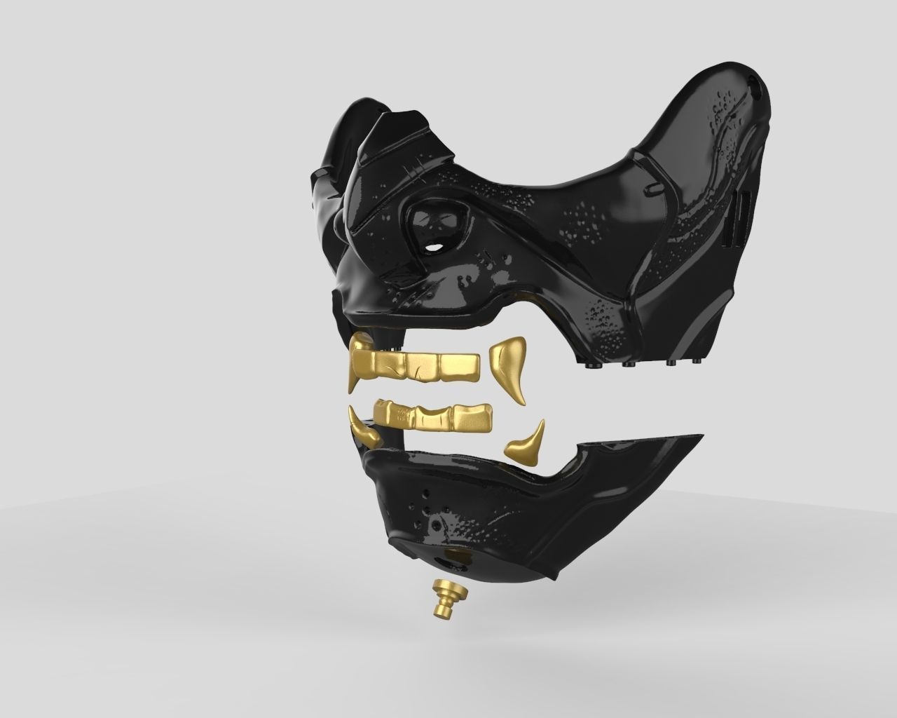 Sakai Mask Ghost of Tsushima Mask 3D print model_45