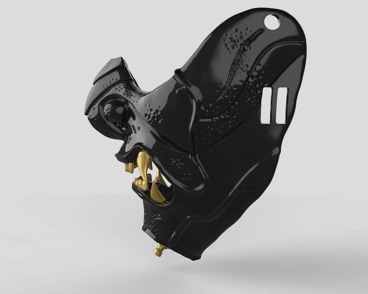 Sakai Mask Ghost of Tsushima Mask 3D print model_33