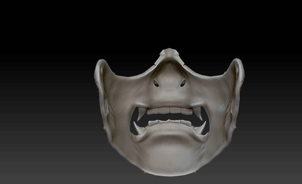 Sakai Mask Ghost of Tsushima Mask 3D print model_10