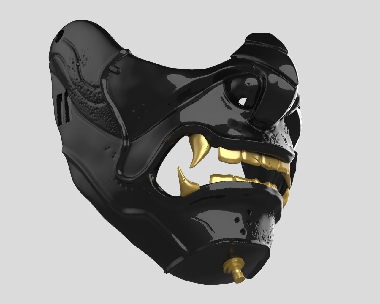 Sakai Mask Ghost of Tsushima Mask 3D print model_43
