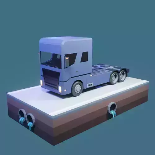 Low Poly Truck