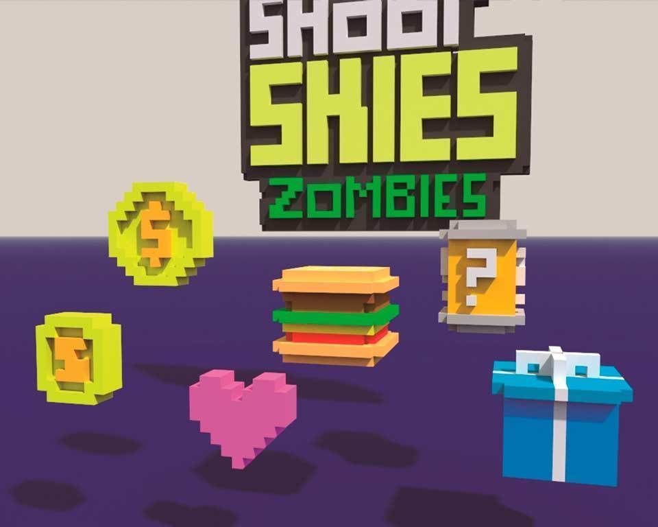 Shooty Zombies Voxel 3D Game Assets Low-poly 3D model_4