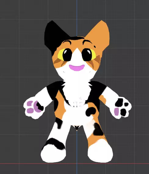 MythicalMoon plushy tiger Free low-poly 3D model