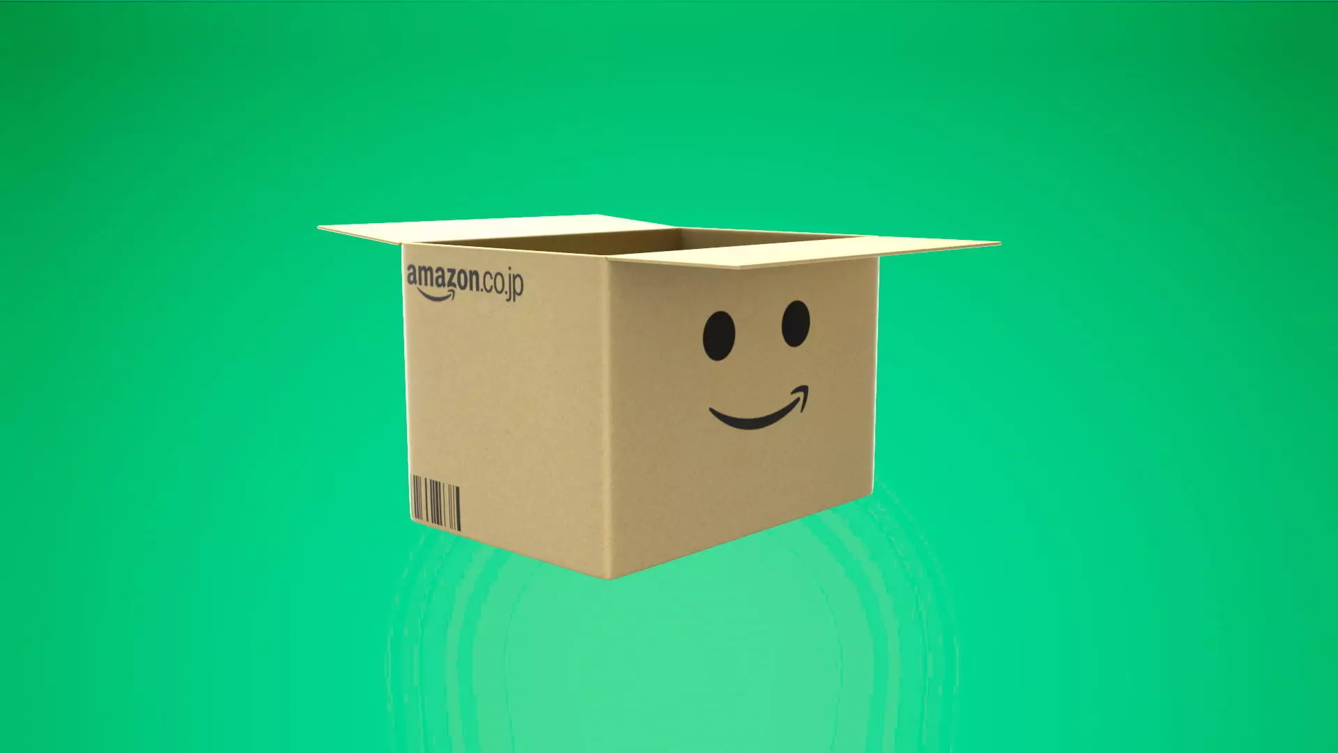 Amazon Box Low-poly 3D model_0