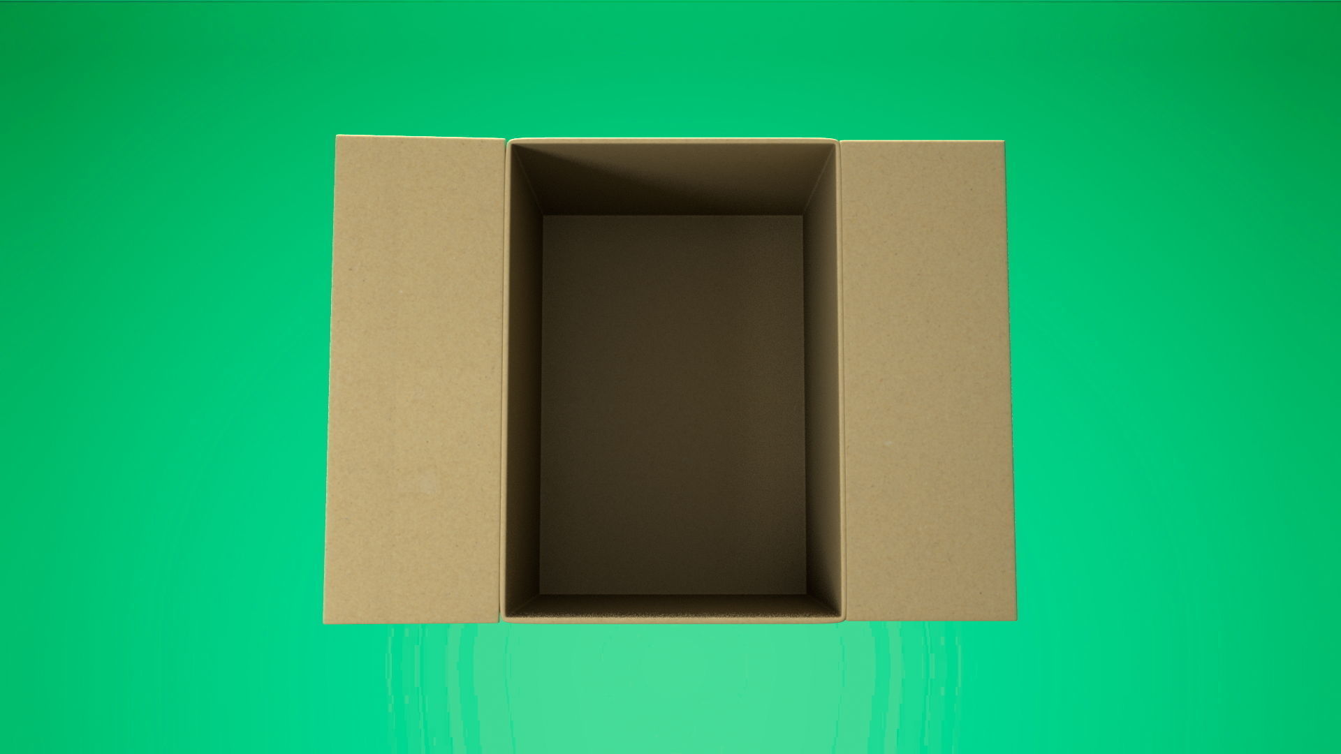 Amazon Box Low-poly 3D model_4
