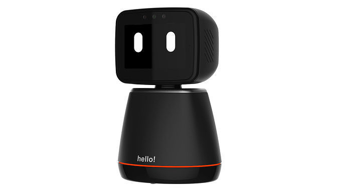 Generic Home Assistant Robot 01 Black 3D model