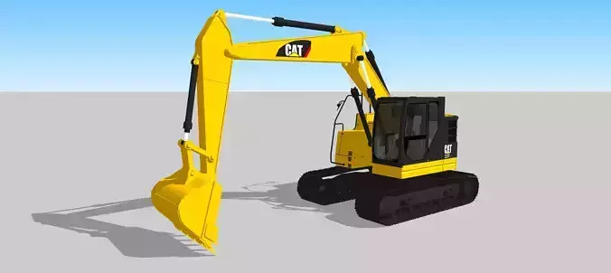 Pelle a chenilles CAT 325 F LNVA 3D model