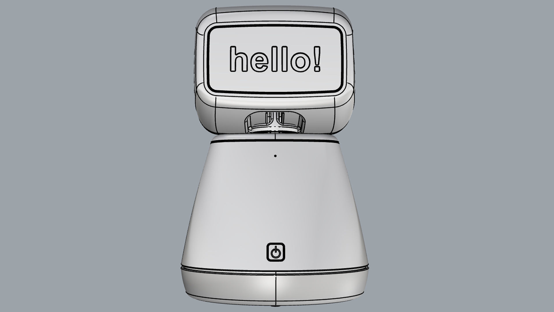Generic Home Assistant Robot 01 Light Blue 3D model_19