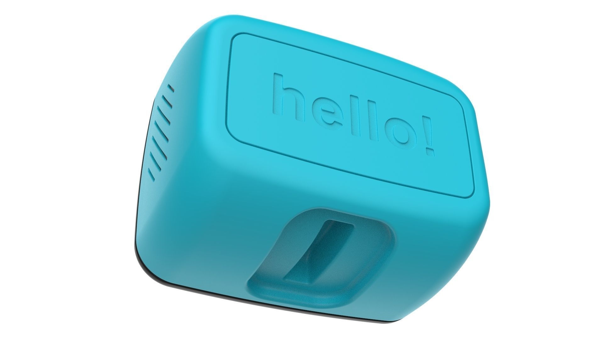 Generic Home Assistant Robot 01 Light Blue 3D model_14