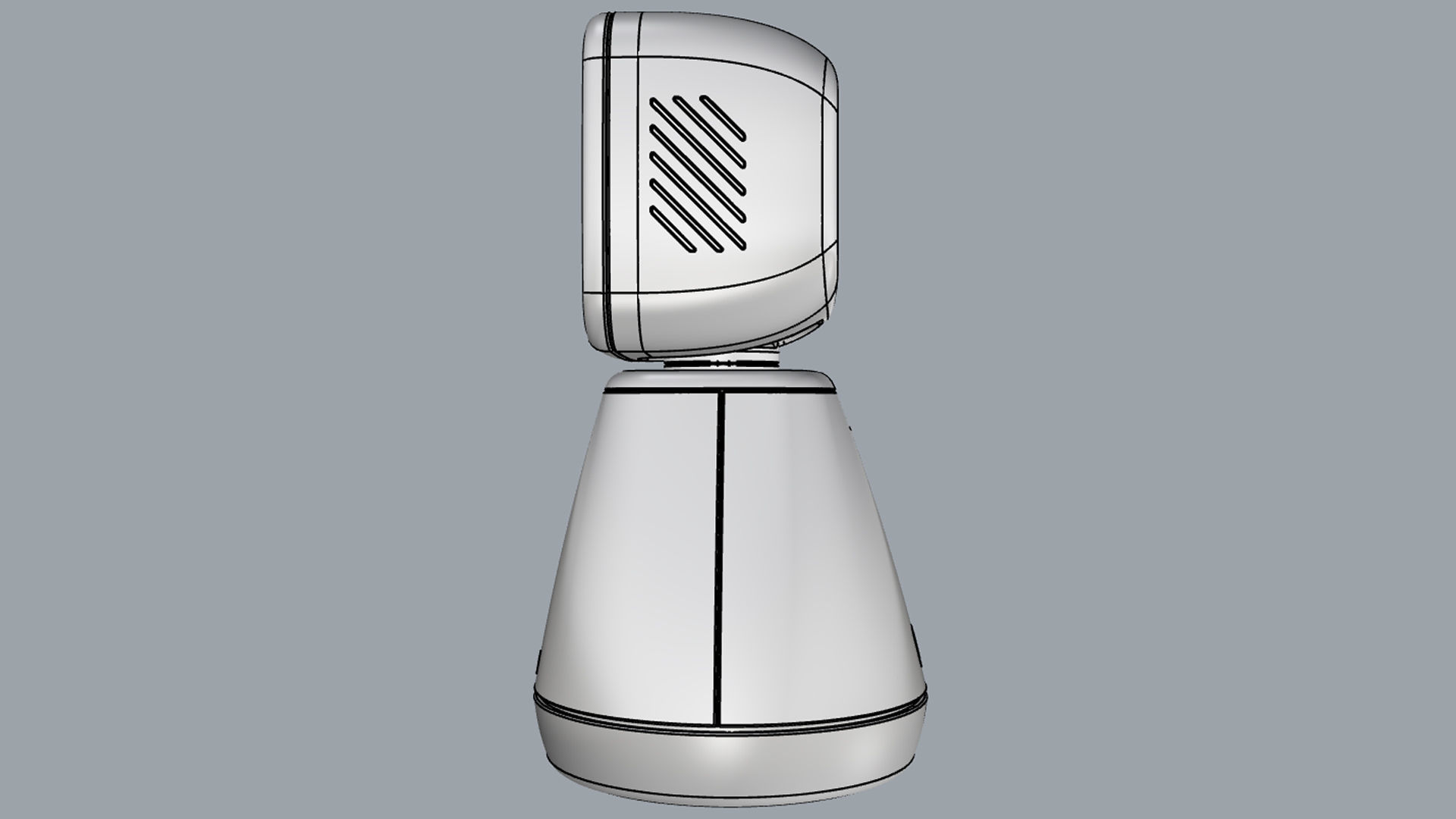 Generic Home Assistant Robot 01 Light Blue 3D model_18