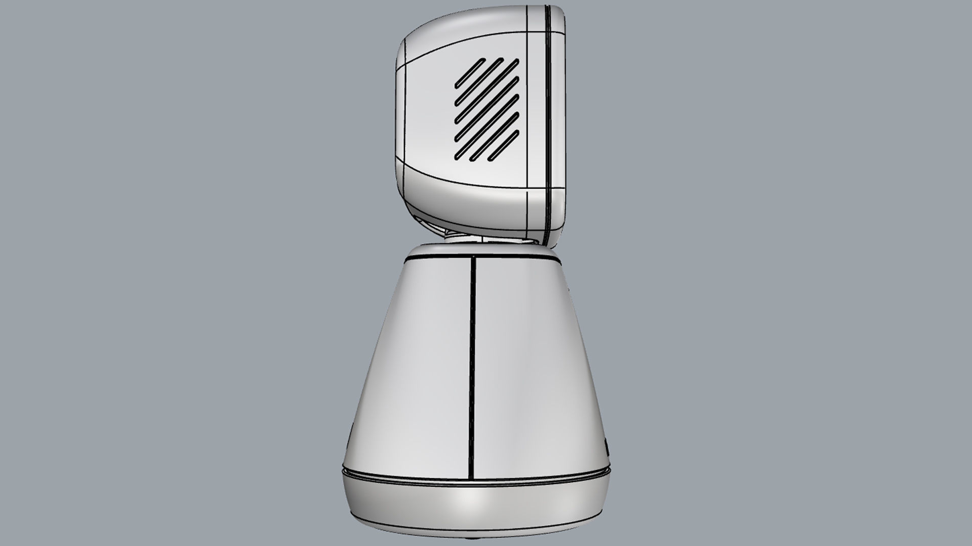 Generic Home Assistant Robot 01 Light Blue 3D model_20