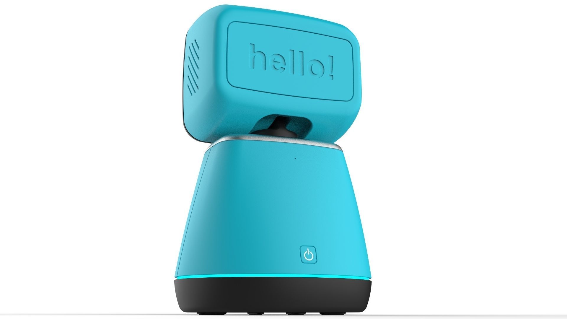 Generic Home Assistant Robot 01 Light Blue 3D model_11