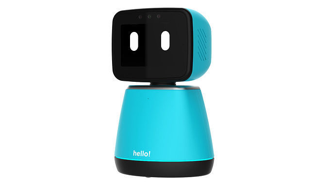 Generic Home Assistant Robot 01 Light Blue 3D model