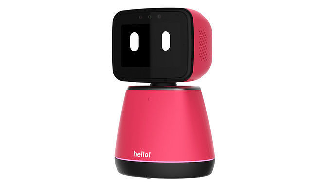 Generic Home Assistant Robot 01 Pink 3D model