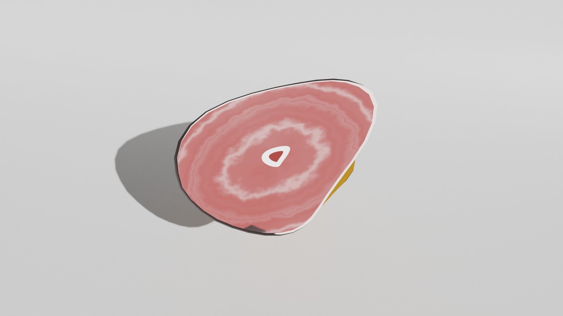 Ham Toon hight and Low-poly 3D model_6