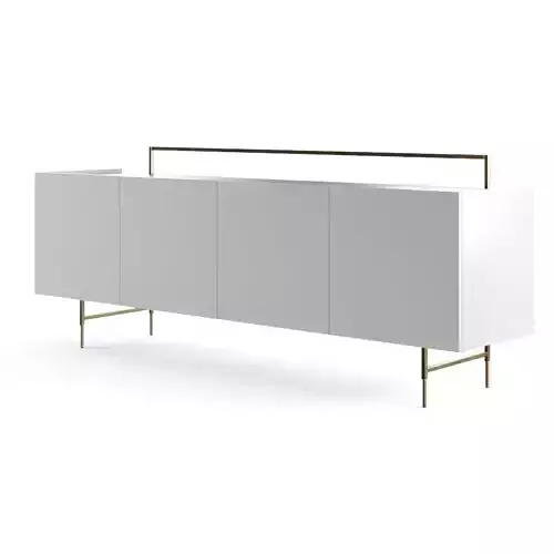 Cabinet sideboard with brass legs