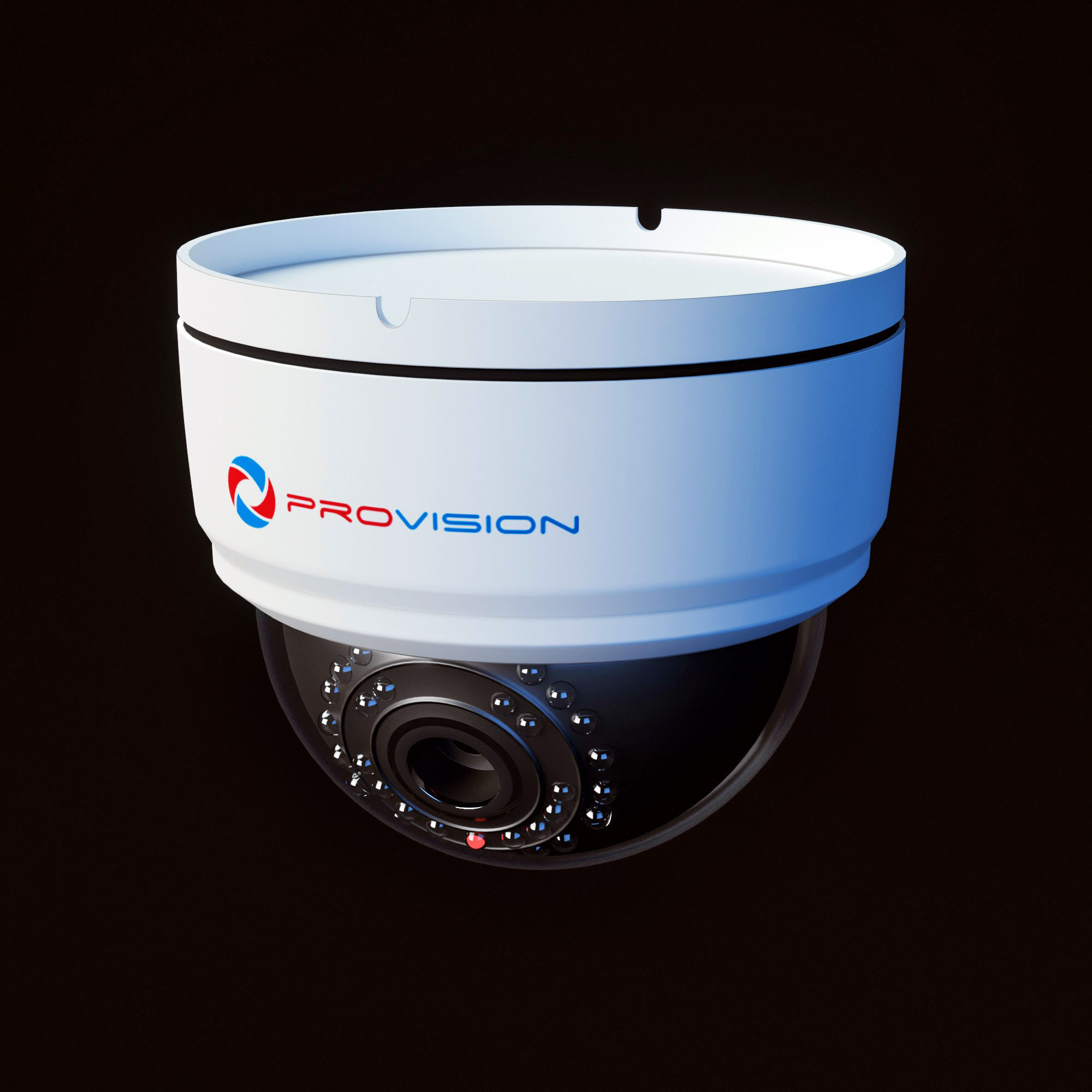 Security Dome Camera ProVision 3D model_0