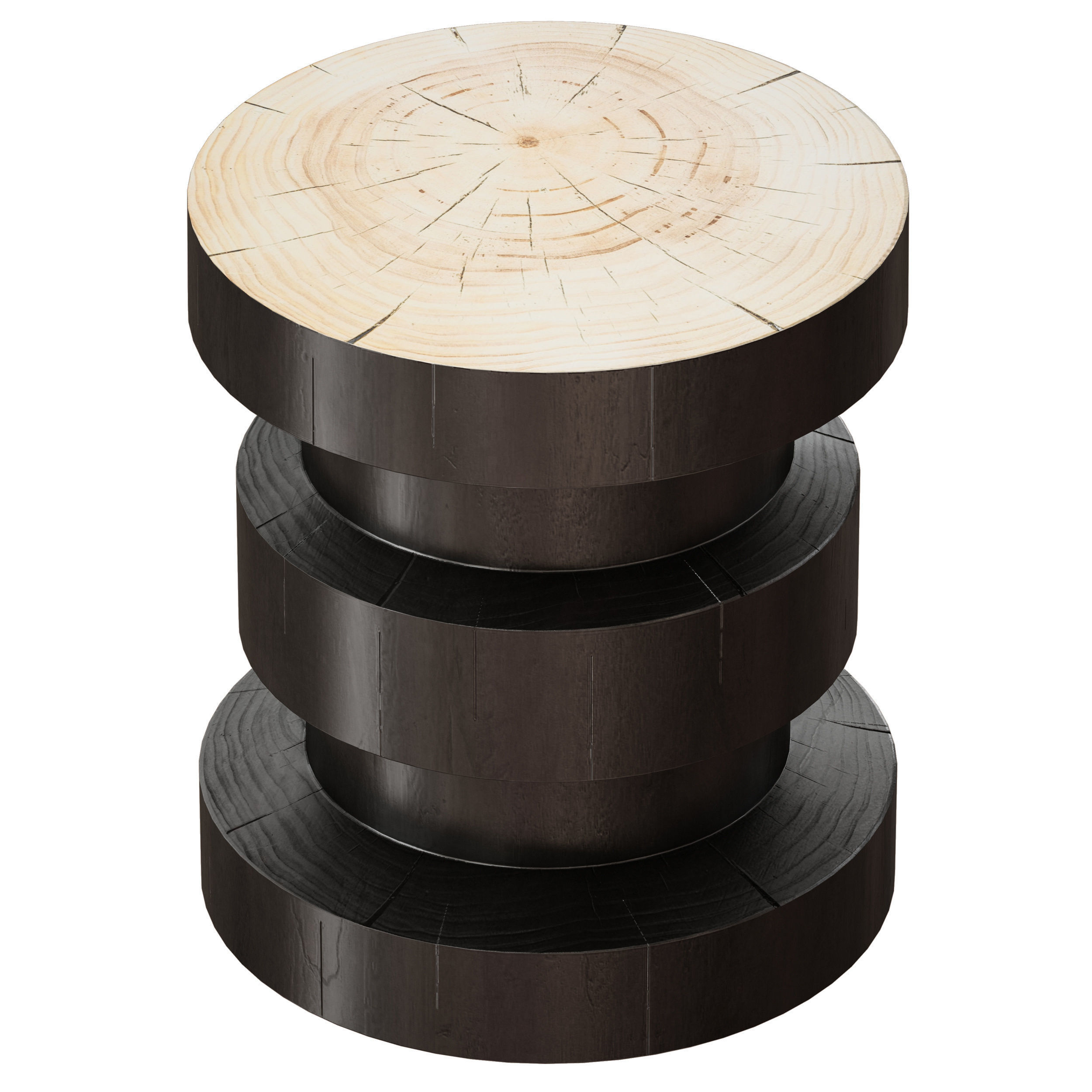 Wanders End Table Crate and Barrel 3D model_9