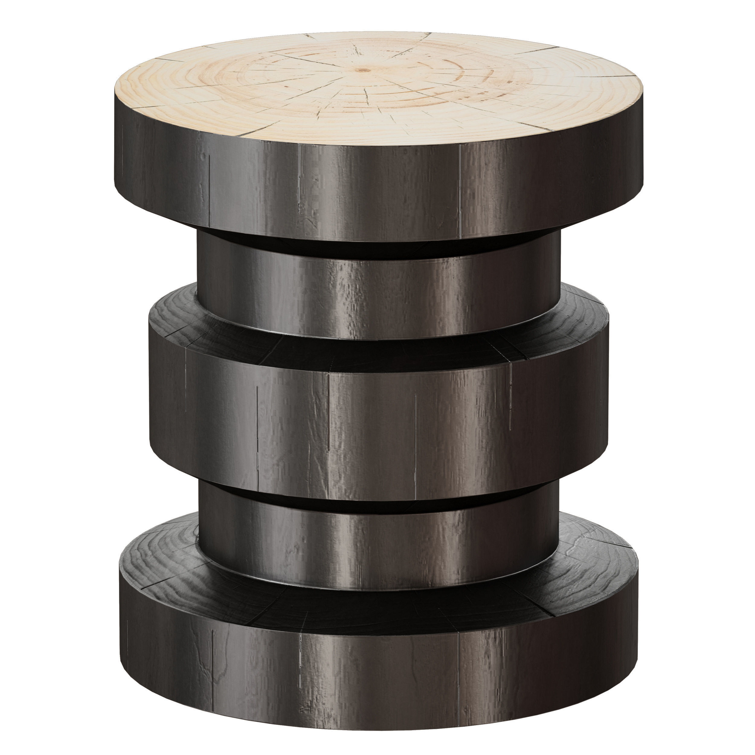 Wanders End Table Crate and Barrel 3D model_8