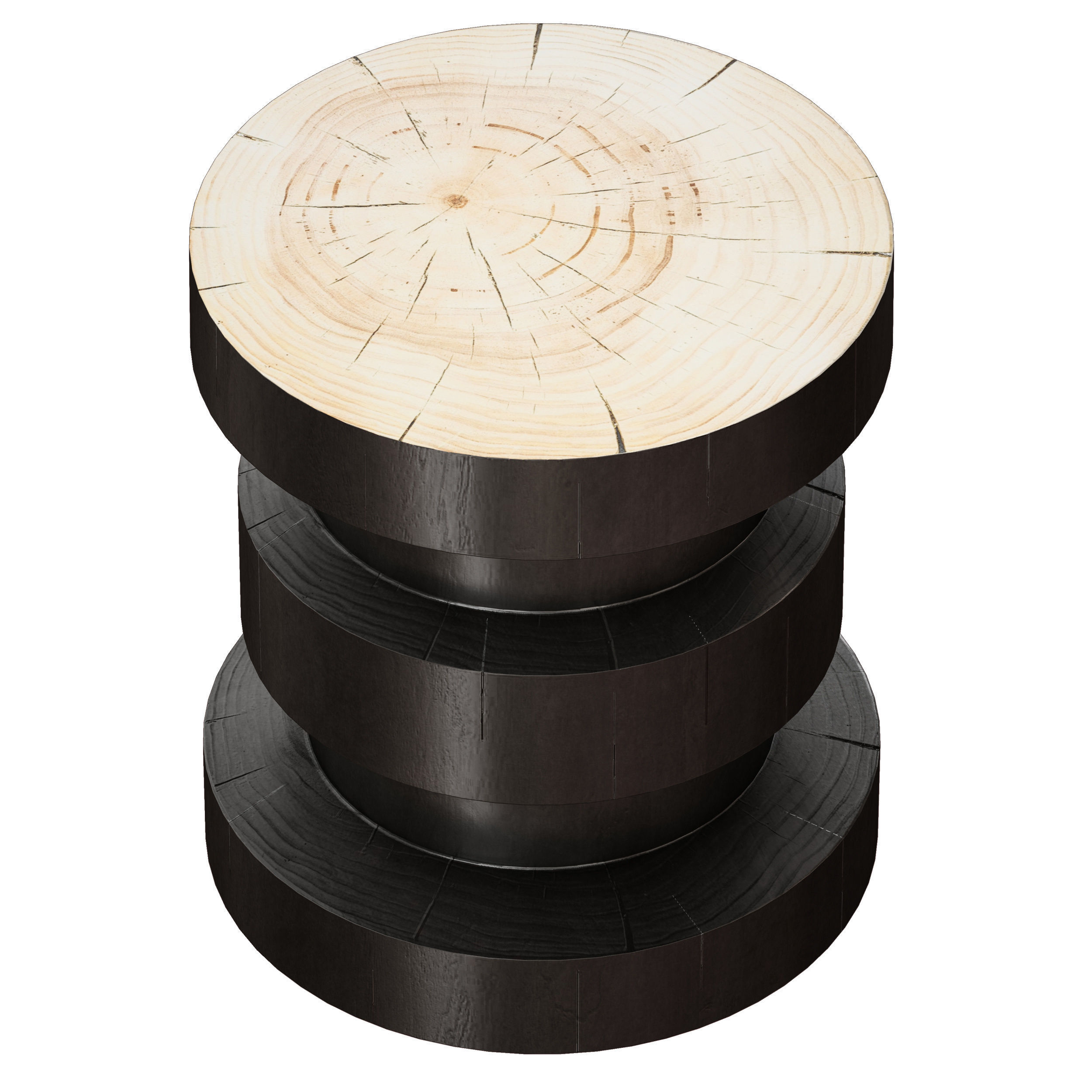 Wanders End Table Crate and Barrel 3D model_6