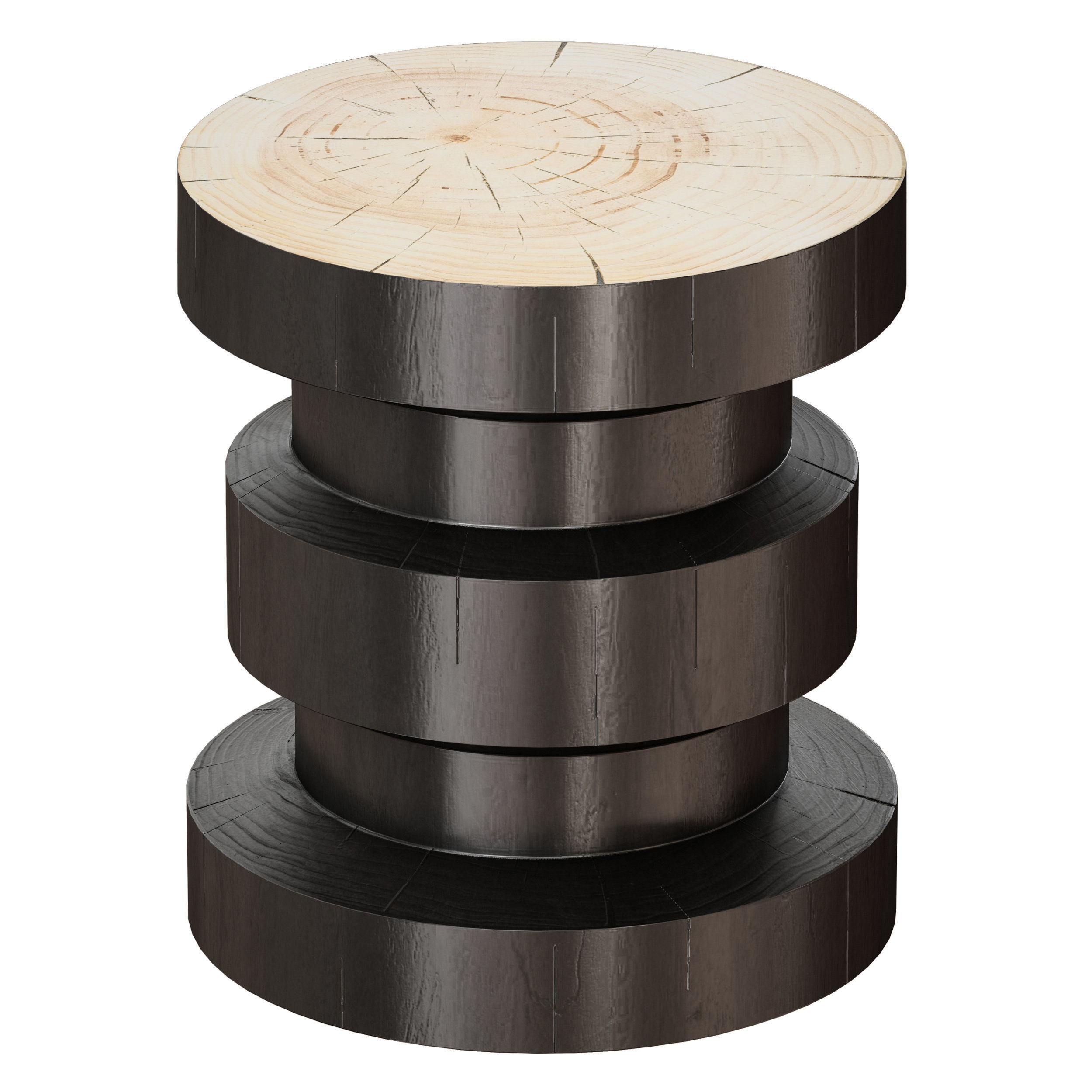 Wanders End Table Crate and Barrel 3D model_3