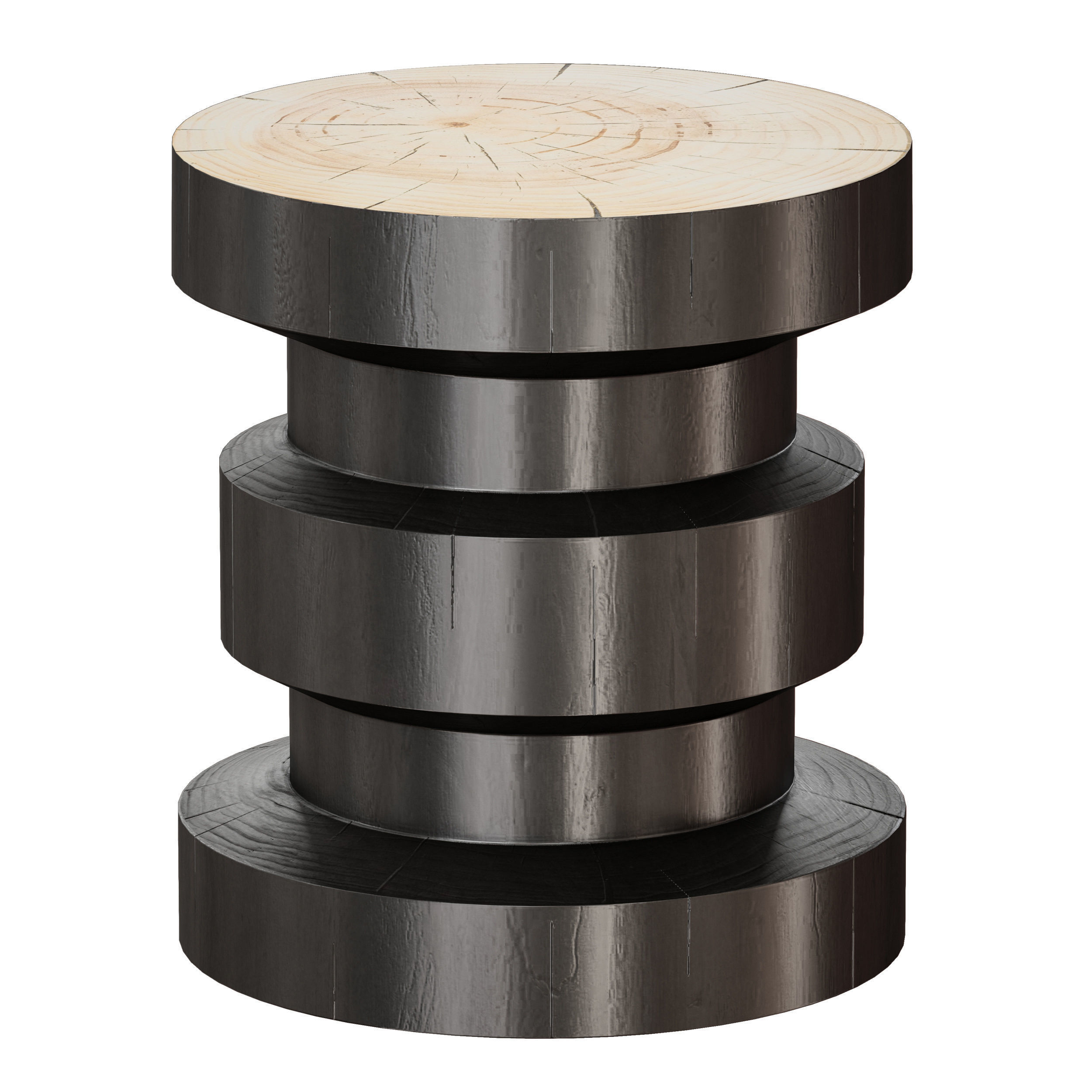 Wanders End Table Crate and Barrel 3D model_7