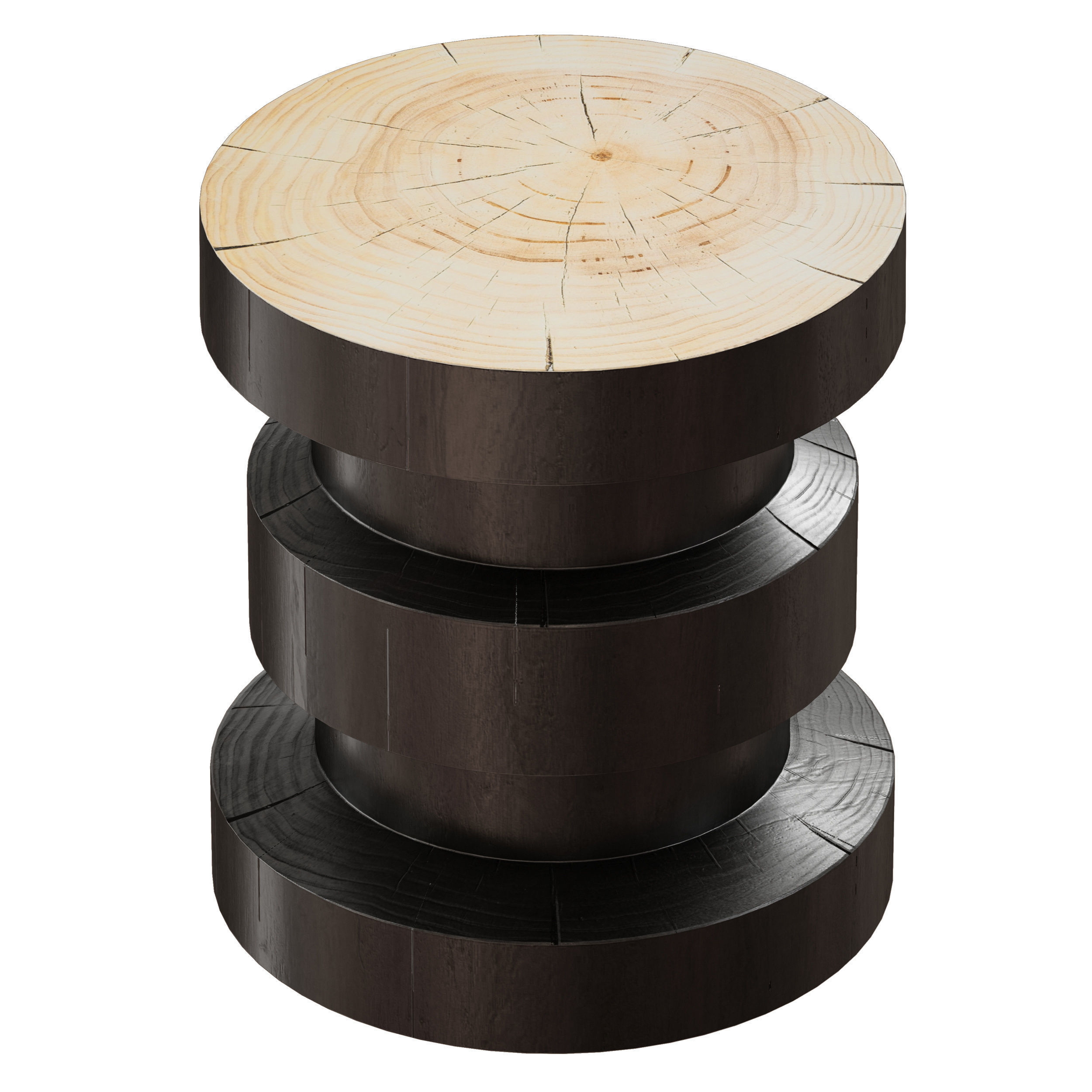 Wanders End Table Crate and Barrel 3D model_10