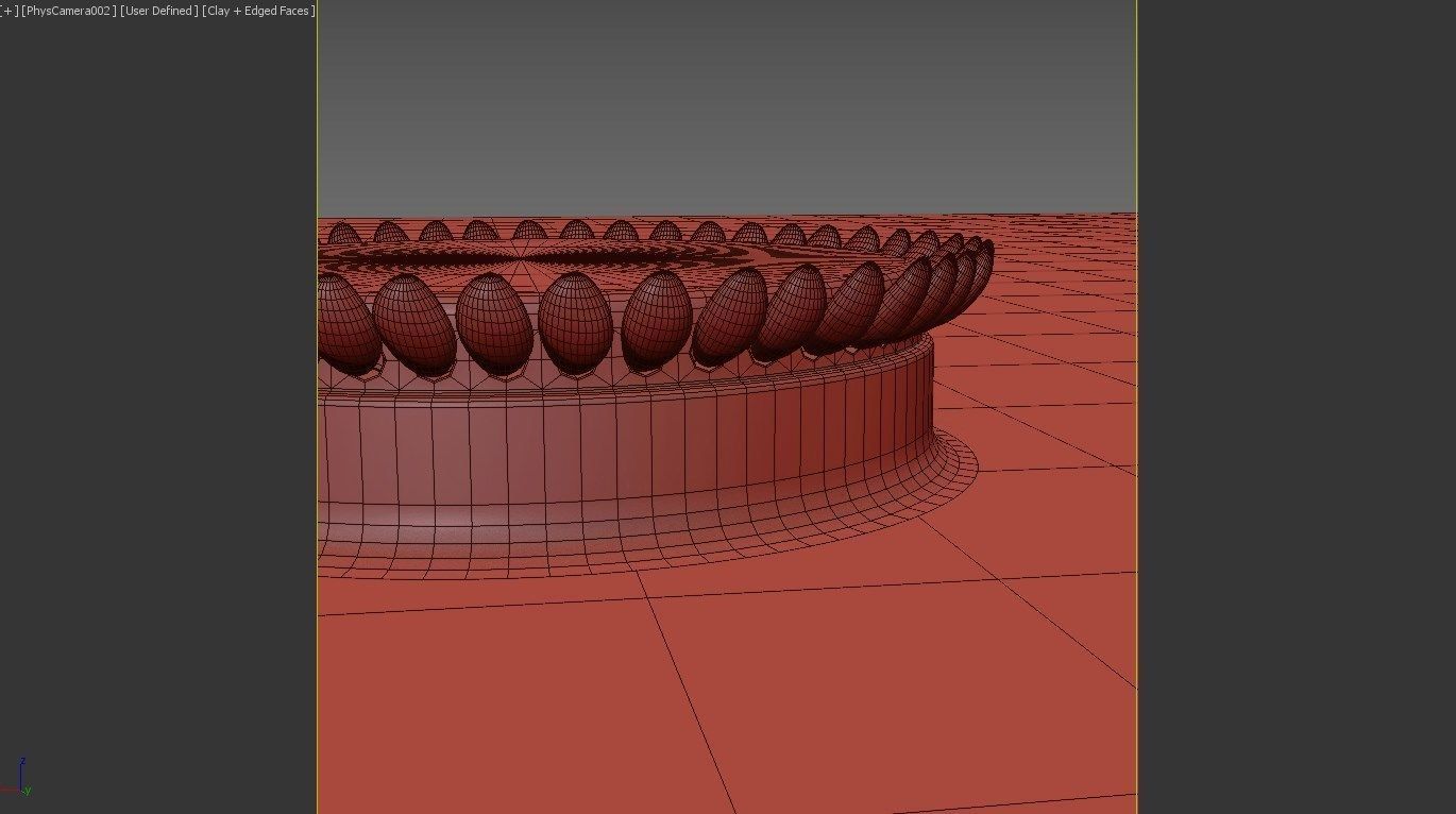 Gas hob flame 3D model_9