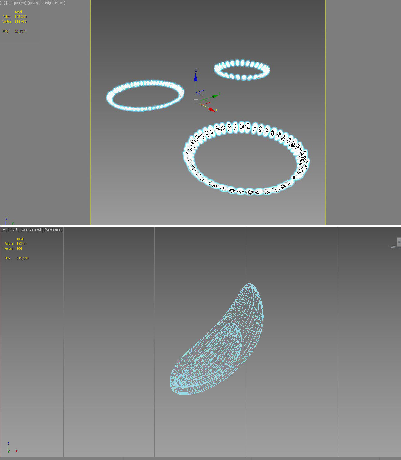 Gas hob flame 3D model_12