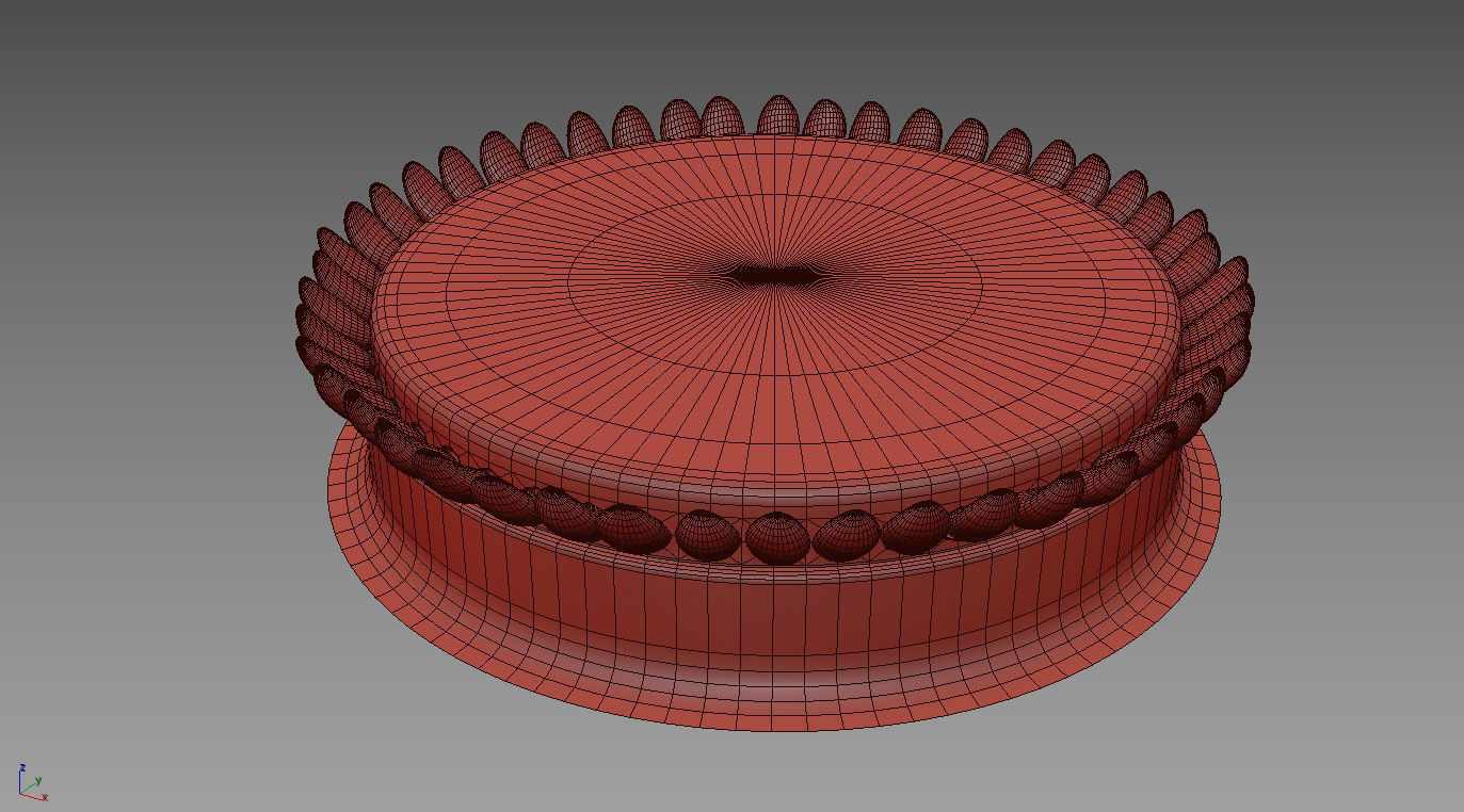 Gas hob flame 3D model_10
