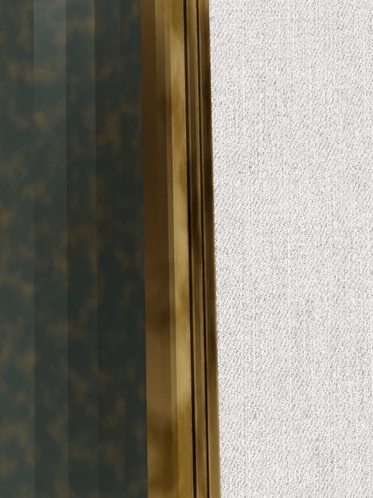 classic look picture frame 3D model_2