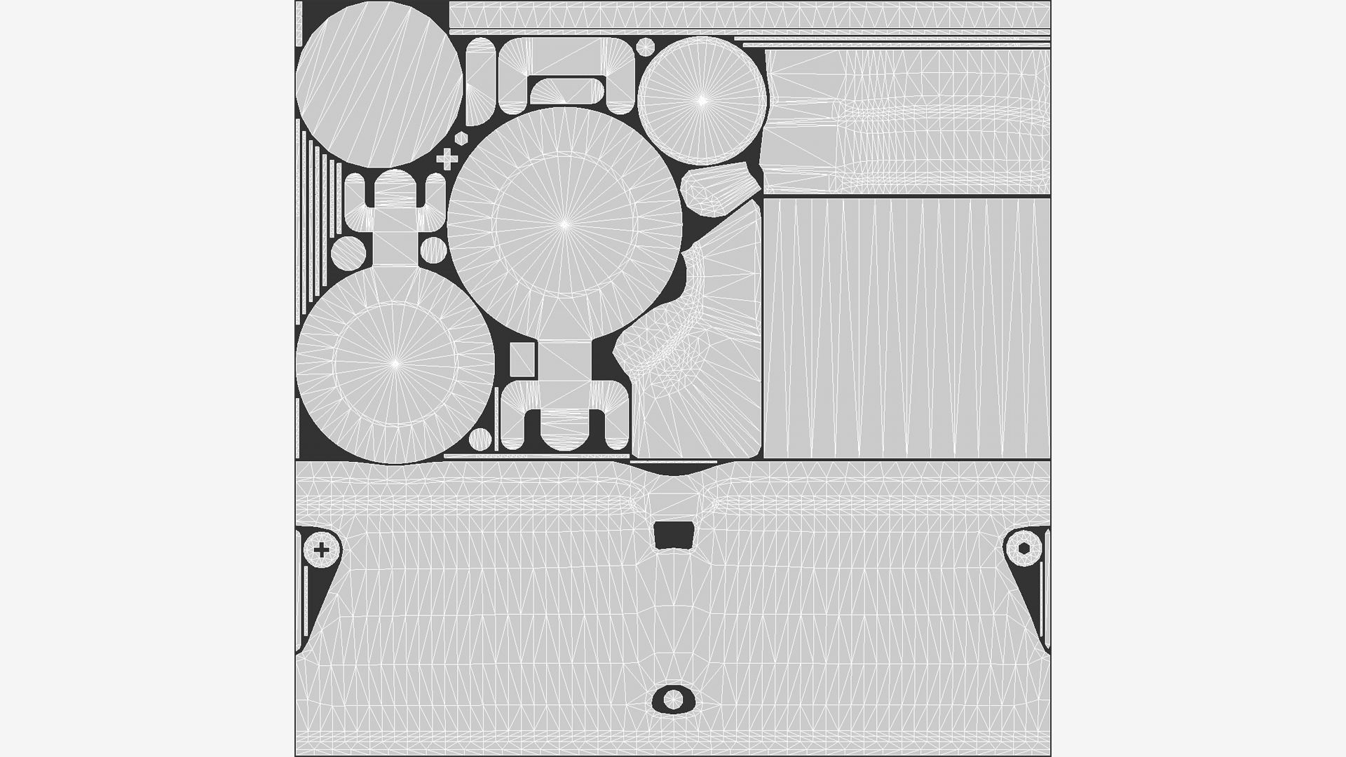 Teapot  Low-poly 3D model_8