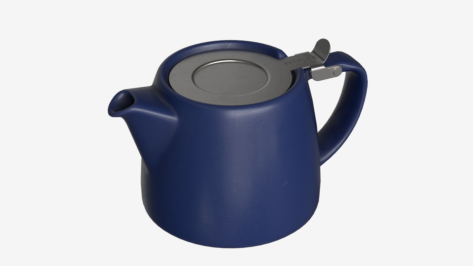 Teapot  Low-poly 3D model_4