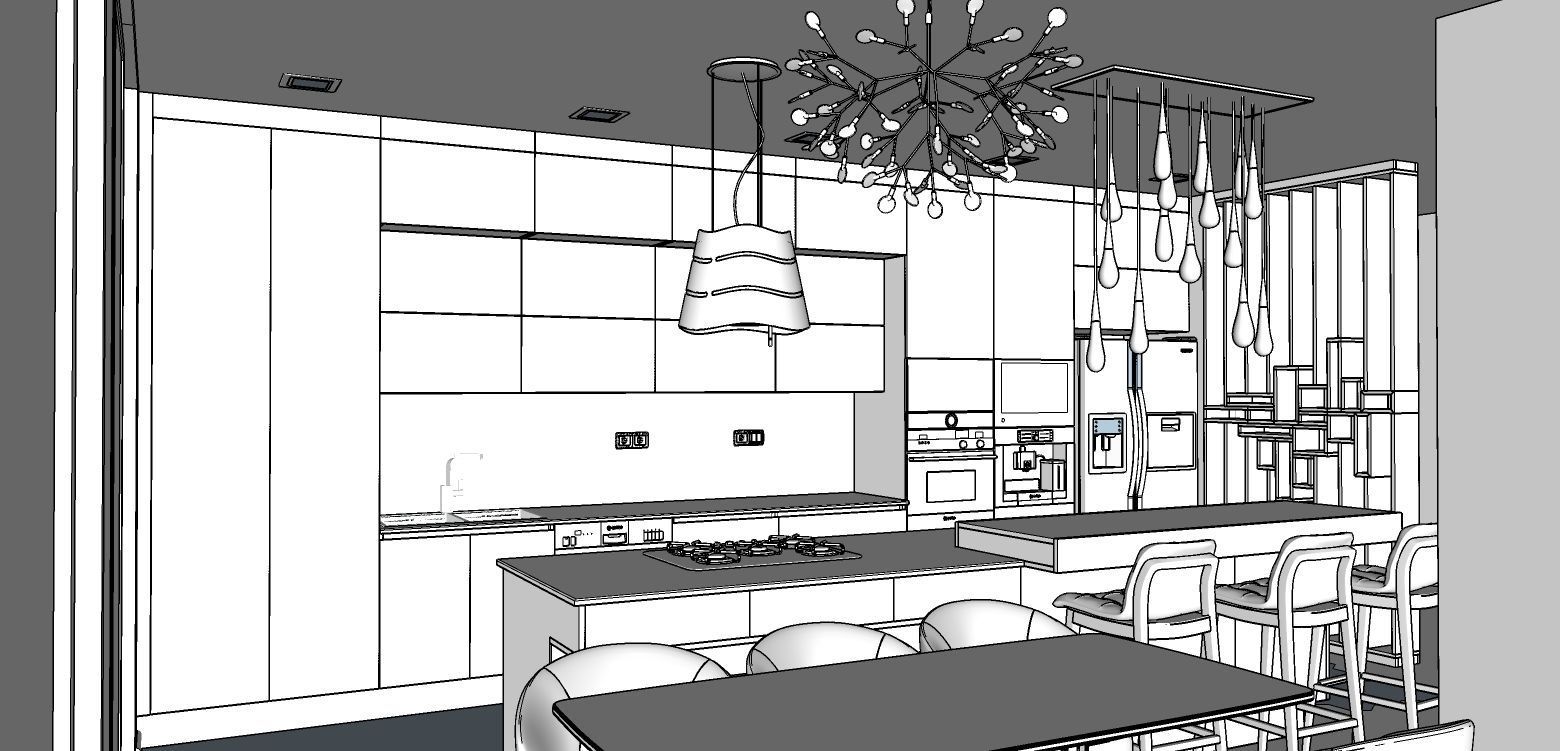 Modern Kitechen 3D model 3D model_3