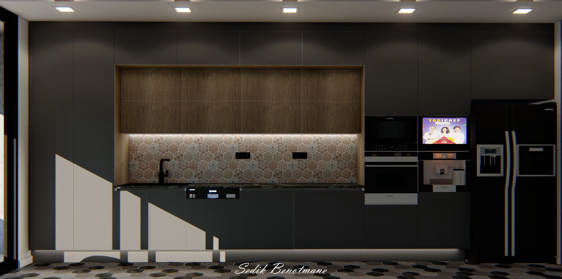 Modern Kitechen 3D model 3D model_2