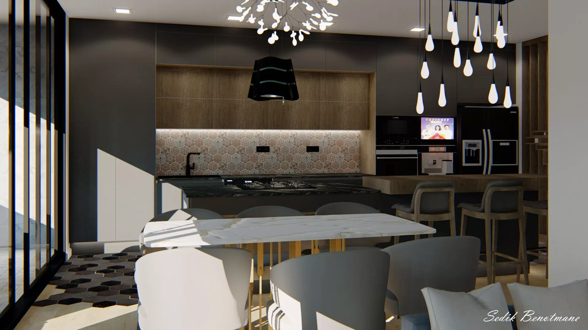 Modern Kitechen 3D model 3D model_0