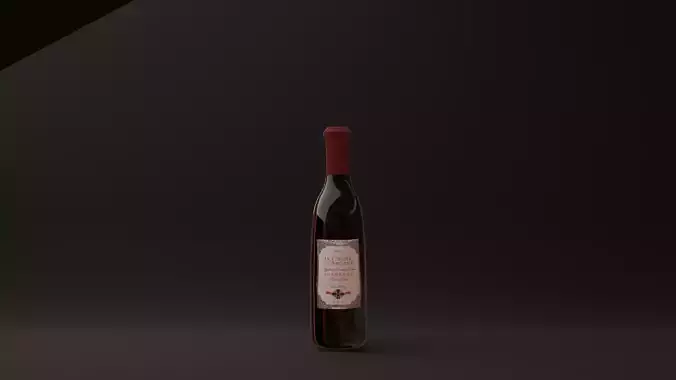 red wine bottle