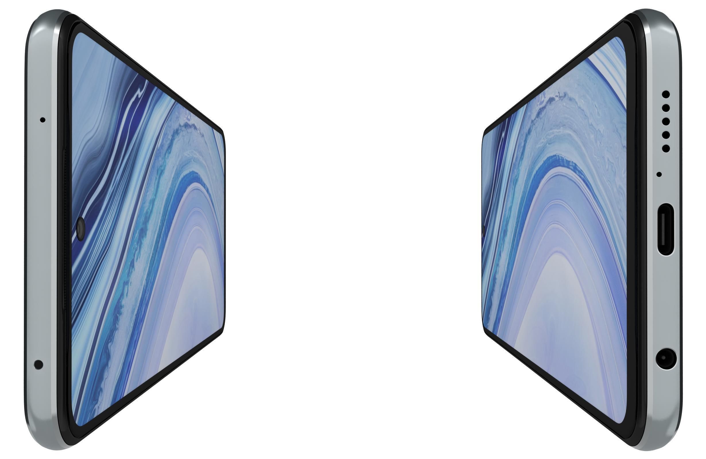 Xiaomi Redmi Note 9 Pro Interstellar Gray 3D model_11